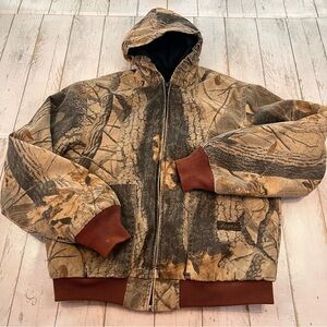 Vintage Liberty Camo Hooded Jacket Sz XL 16/20